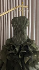 ⁦فستان كورسيه فاخر للمناسبات كورسيه كلوش فاخر⁩ - الصورة ⁦3⁩