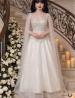 ⁦فستان كورسيه فاخر للمناسبات كورسيه بتطريز يدوي⁩ - الصورة ⁦2⁩