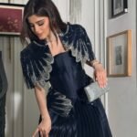 فستان كورسيه فاخر للمناسبات كورسيه بلمسات لامعة