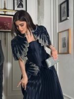فستان كورسيه فاخر للمناسبات كورسيه بلمسات لامعة