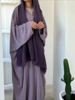 ⁦قفطان نسائي من قطعتين قفطان طويلة لرمضان⁩ - الصورة ⁦4⁩