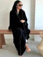 ⁦قفطان نسائي من قطعتين قفطان طويلة لرمضان⁩ - الصورة ⁦3⁩