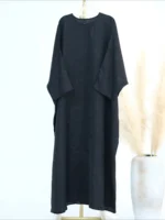 ⁦جلابية نسائية مطبوعة مع حجاب طويلة لرمضان⁩ - الصورة ⁦4⁩