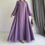جلابية نسائية قفطان جلابية طويلة لرمضان