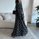 ⁦جلابية نسائية مع حجاب قفطان لرمضان⁩ - الصورة ⁦4⁩