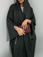⁦قفطان نسائي مطبوعة فضفاضة طويلة⁩ - الصورة ⁦2⁩