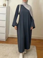 ⁦قفطان نسائي فضفاضة بأكمام طويلة⁩ - الصورة ⁦3⁩