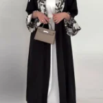 عباية نسائية مطبوعة رمضانية طويلة