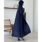 ⁦عباية نسائية مطوية فضفاضة طويلة⁩ - الصورة ⁦5⁩