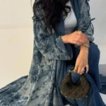 قفطان نسائي فضفاضة مفتوحة طويلة
