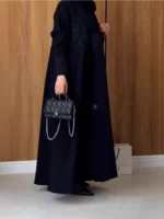 ⁦جلابية نسائية قفطان جلابية طويلة لرمضان⁩ - الصورة ⁦3⁩