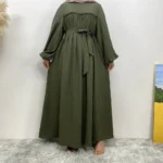 ⁦قفطان نسائي فضفاضة بأكمام طويلة للعيد⁩ - الصورة ⁦6⁩