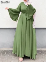 ⁦عباية نسائية بأكمام طويلة تركية⁩ - الصورة ⁦2⁩
