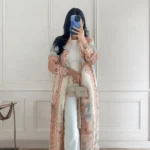 ⁦عباية نسائية فضفاضة مفتوحة طويلة⁩ - الصورة ⁦6⁩