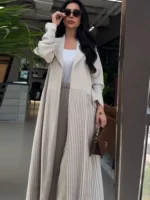 ⁦قفطان نسائي مطوية قفطان طويلة لرمضان⁩ - الصورة ⁦2⁩