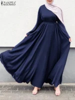 ⁦عباية نسائية بأكمام طويلة تركية⁩ - الصورة ⁦4⁩