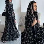 ⁦جلابية نسائية مع حجاب قفطان لرمضان⁩ - الصورة ⁦3⁩