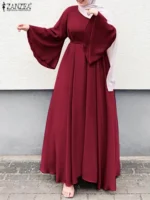 ⁦عباية نسائية بأكمام طويلة تركية⁩ - الصورة ⁦5⁩