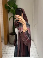 ⁦عباية نسائية فضفاضة بأكمام طويلة⁩ - الصورة ⁦3⁩