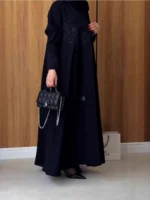 ⁦جلابية نسائية قفطان جلابية طويلة لرمضان⁩ - الصورة ⁦2⁩