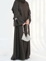 ⁦جلابية نسائية قفطان جلابية طويلة لرمضان⁩ - الصورة ⁦3⁩