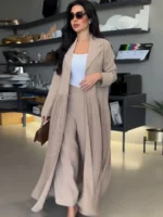 ⁦قفطان نسائي مطوية قفطان طويلة لرمضان⁩ - الصورة ⁦5⁩