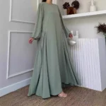 ⁦جلابية نسائية قفطان جلابية طويلة لرمضان⁩ - الصورة ⁦4⁩