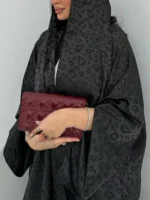 ⁦قفطان نسائي مطبوعة فضفاضة طويلة⁩ - الصورة ⁦3⁩