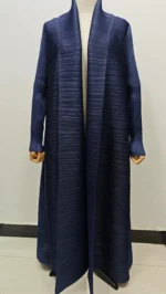 ⁦عباية نسائية مطوية مطبوعة طويلة⁩ - الصورة ⁦4⁩