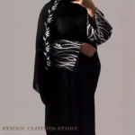 ⁦قفطان نسائي مطرزة قفطان طويلة لرمضان⁩ - الصورة ⁦3⁩
