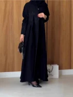 جلابية نسائية قفطان جلابية طويلة لرمضان