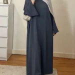 قفطان نسائي فضفاضة بأكمام طويلة